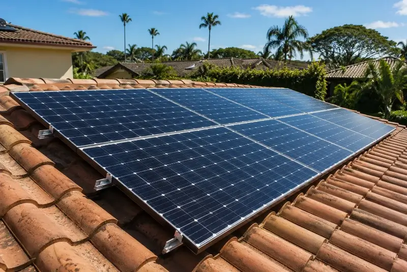 Installation de panneaux solaires à Présilly